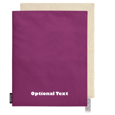 - Purple Cotton Fabric and Removable Cover