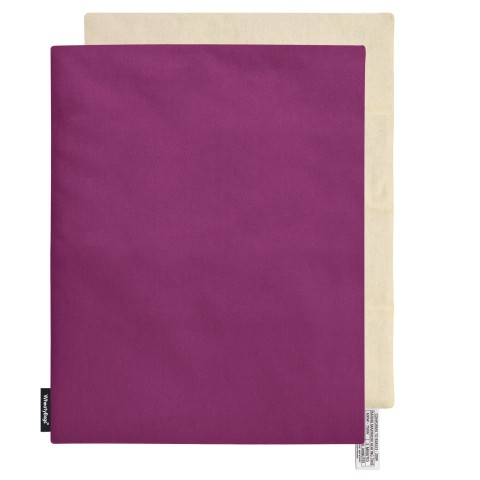 - Purple Cotton Fabric and Removable Cover (Personalised with Text)