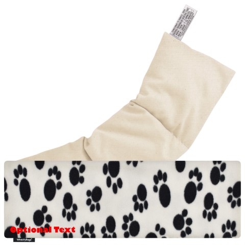 - Paws Print Fleece Fabric Removable Cover