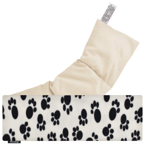- Paws Print Fleece Fabric Removable Cover (Personalised with Text)