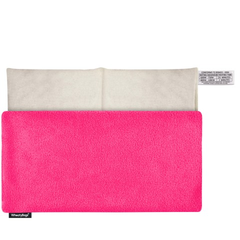 - Fuchsia Pink Fleece Fabric Removable Cover (Personalised with Text)