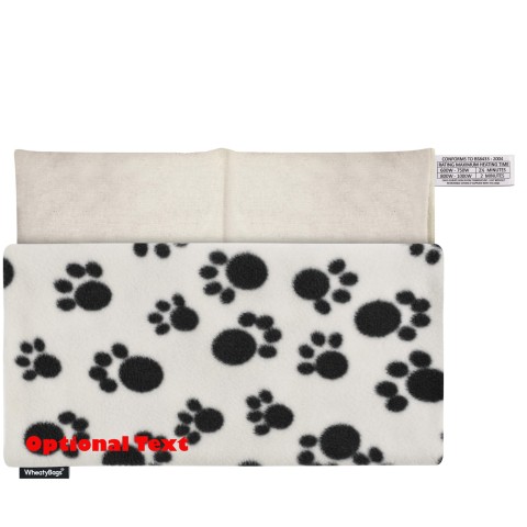 - Paws Print Fleece Fabric Removable Cover