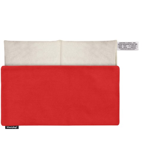 - Red Cotton Fabric Removable Cover (Personalised with Text)