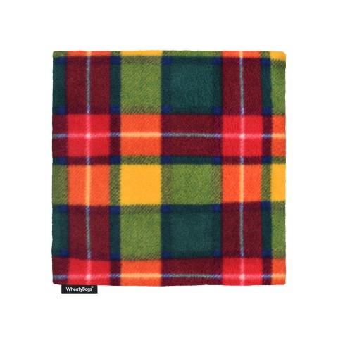 (24cm) - Tartan Check Fleece Fabric (Personalised with Text)