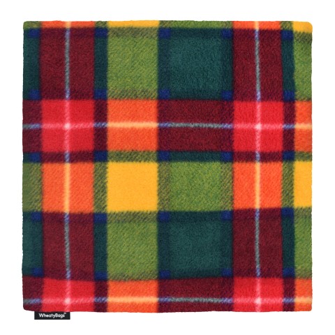 (34cm) - Tartan Check Fleece Fabric (Personalised with Text)