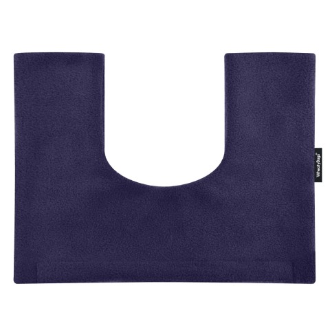 (37cm x 27cm) - Navy Blue Fleece Fabric (Personalised with Text)