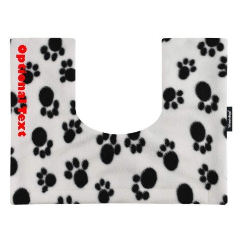 (37cm x 27cm) - Paws Print Fleece Fabric
