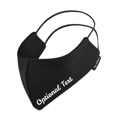 (Regular) Black Cotton Fabric Round the Ear Elastic (3 Layer Cotton, Polypropylene, Cotton Construction)
