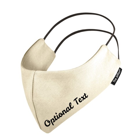 (Regular) - Natural Cotton Fabric Round the Ear Elastic (3 Layer Cotton, Polypropylene, Cotton Construction)