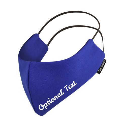 (Regular) - Royal Blue Cotton Fabric Round the Ear Elastic (2 Layer Cotton Construction)