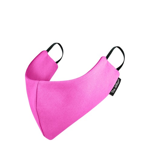 (Small) - Bubblegum Pink Cotton Fabric Round the Ear Elastic (Personalised with Text) (2 Layer Cotton Construction)