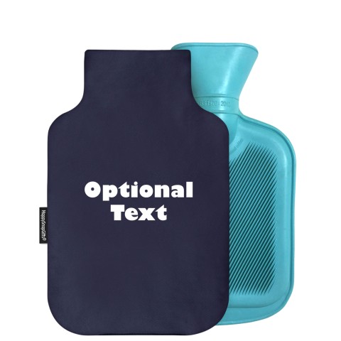 - 800ml Generic from Stock Available Colours - Navy Blue Cotton Fabric Removable Cover (Personalised with Text)