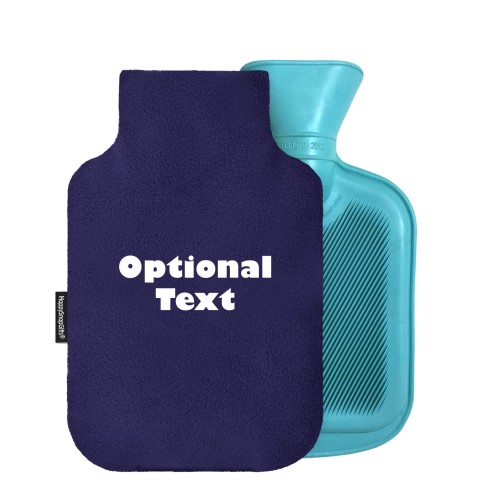 - 800ml Generic from Stock Available Colours - Navy Blue Fleece Fabric Removable Cover (Personalised with Text)
