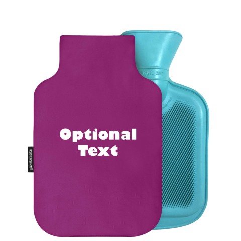 - 800ml Generic from Stock Available Colours - Purple Cotton Fabric Removable Cover (Personalised with Text)