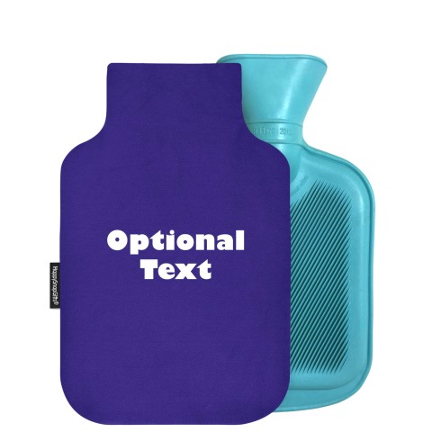 - 800ml Generic from Stock Available Colours - Royal Blue Cotton Fabric Removable Cover (Personalised with Text)