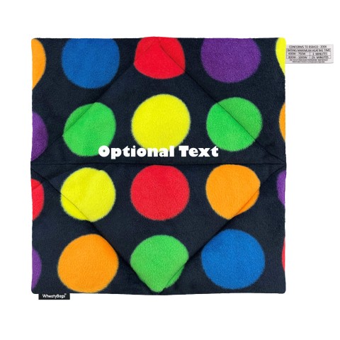 - Ludo Colour Spots Fleece Fabric