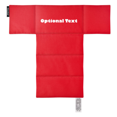 - Red Cotton Fabric with Organic Lavender (Personalised with Text)