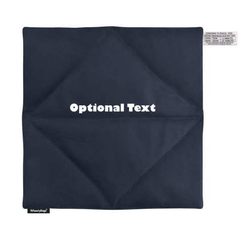 - Navy Blue Polycotton Fabric (Personalised with Text)