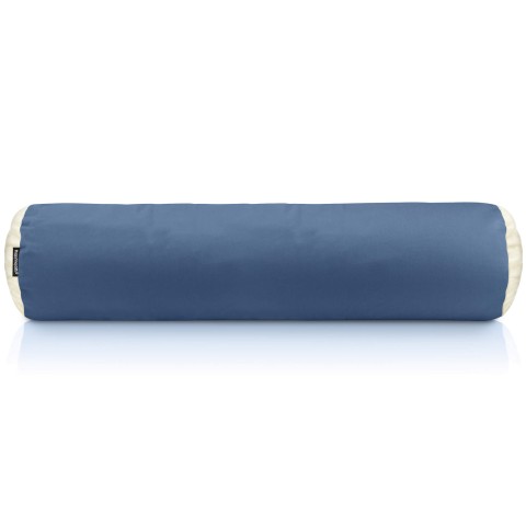 (Buckwheat Filling) (57cm x 13cm) - Gothic Blue Luxury Cotton Fabric Scented (Organic Lavender Buds)