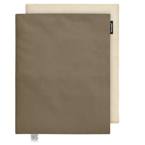 - Chocolate Luxury Cotton Fabric Scented (Organic Lavender Buds) Removable Cover (Personalised with Text)