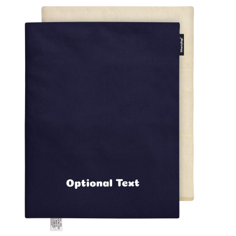 - Navy Blue Cotton Fabric Scented (Organic Lavender Buds) Removable Cover