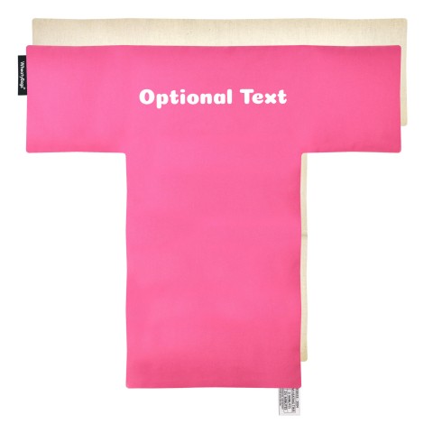 - Bubblegum Pink Cotton Fabric with Organic Lavender Removable Cover