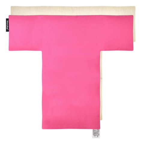 - Bubblegum Pink Cotton Fabric with Organic Lavender Removable Cover (Personalised with Text)