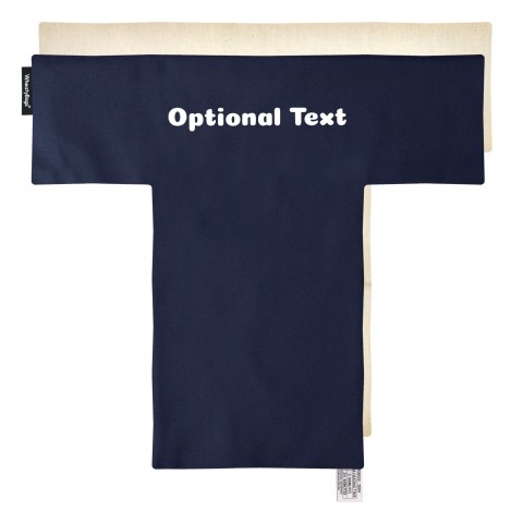 - Navy Blue Cotton Fabric with Organic Lavender Removable Cover