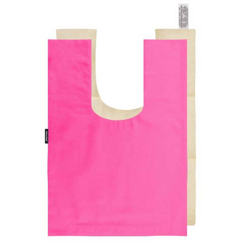 - Bubblegum Pink Cotton Fabric with Organic Lavender and Removable Cover (Personalised with Text)
