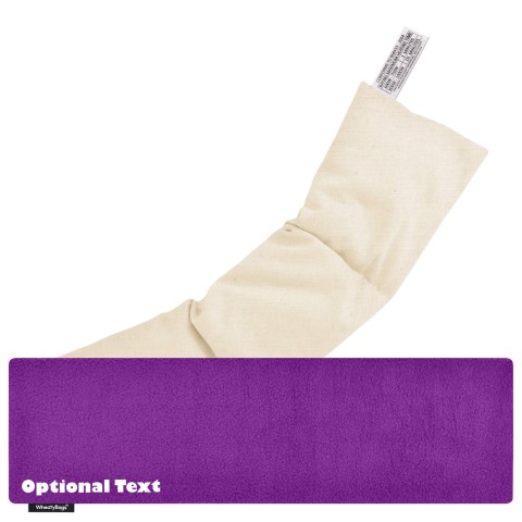 - Purple Fleece Fabric with Organic Lavender Removable Cover