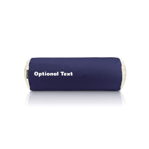 (Polyester Fibre Filling) (57cm x 13cm) - Navy Blue Cotton Fabric Scented (Organic Lavender Buds)