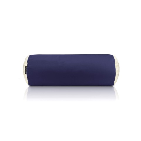 (Buckwheat Filling) (40cm x 13cm) - Navy Blue Cotton Fabric Scented (Organic Lavender Buds) (Personalised with Text)