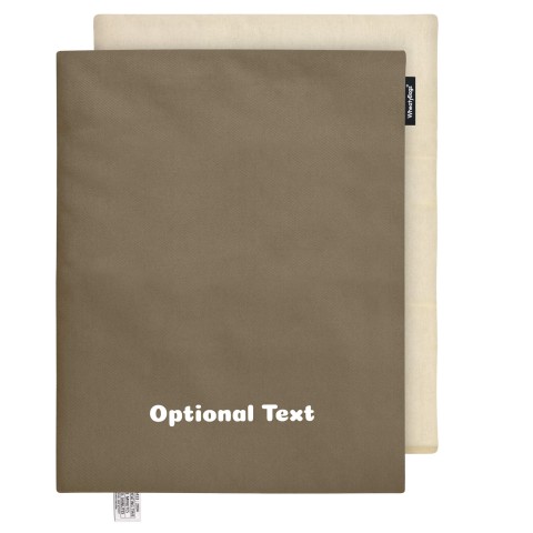 - 40cm x 30cm - Chocolate Luxury Cotton Fabric Removable Cover
