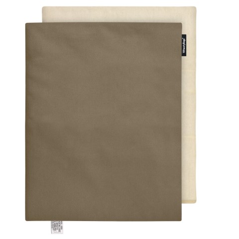 - 40cm x 30cm - Chocolate Luxury Cotton Fabric Scented (Organic Lavender Buds) Removable Cover (Personalised with Text)