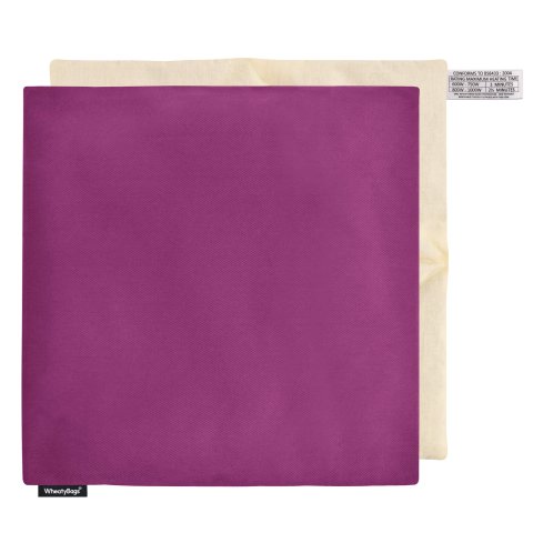 (34cm) - Purple Cotton Fabric Scented (Organic Lavender Buds) Removable Cover (Personalised with Text)