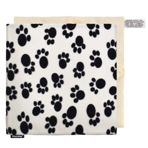 (34cm) - Paws Fleece Fabric Scented (Organic Lavender Buds) Removable Cover
