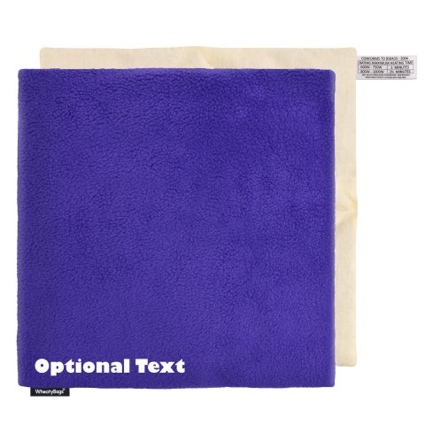 (34cm) - Royal Blue Fleece Fabric Scented (Organic Lavender Buds) Removable Cover