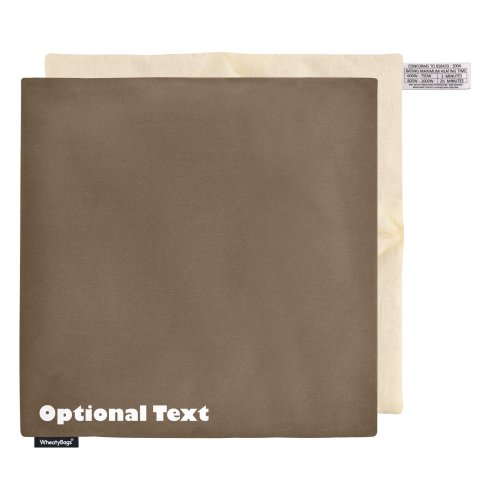 (34cm) - Chocolate Luxury Cotton Fabric Scented (Organic Lavender Buds) Removable Cover