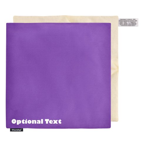 (34cm) - Purple Polycotton Fabric Scented (Organic Lavender Buds) Removable Cover