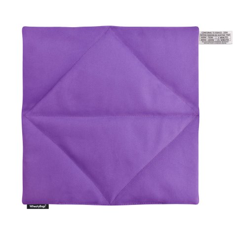 (34cm) - Purple Polycotton Fabric Scented (Organic Lavender Buds) (Personalised with Text)