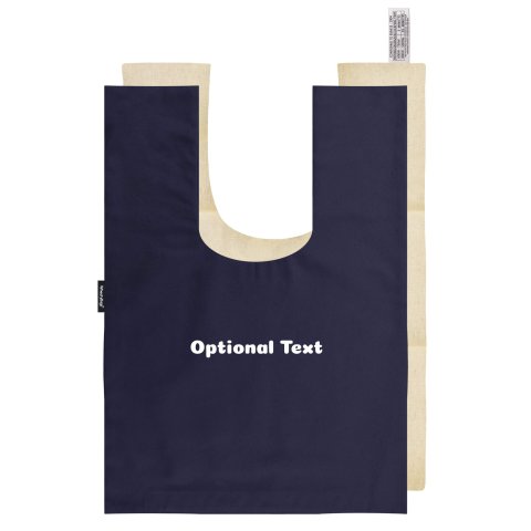 - 41cm x 30cm - Navy Blue Cotton Fabric and Removable Cover