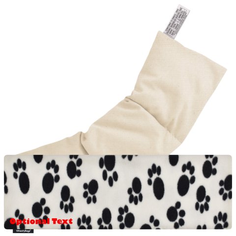 - 49cm x 15cm - Paws Fleece Fabric Removable Cover