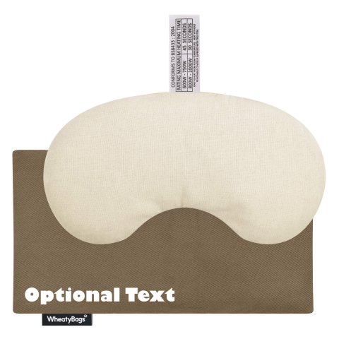 - Millet Seed Filling - 18cm x 11.5cm - Chocolate Luxury Cotton Fabric and Removable Cover