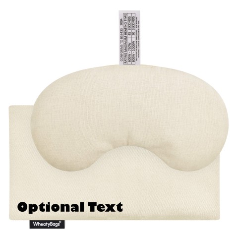 - Millet Seed Filling - 18cm x 11.5cm - Natural Cotton Fabric and Removable Cover