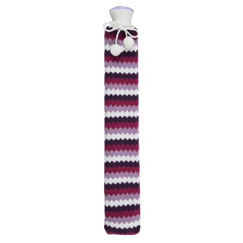 - Purple Chevron Knit