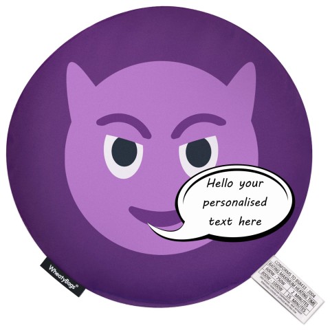 - Purple Devil Soft Velvet Polyester Fabric (Personalised with Text)