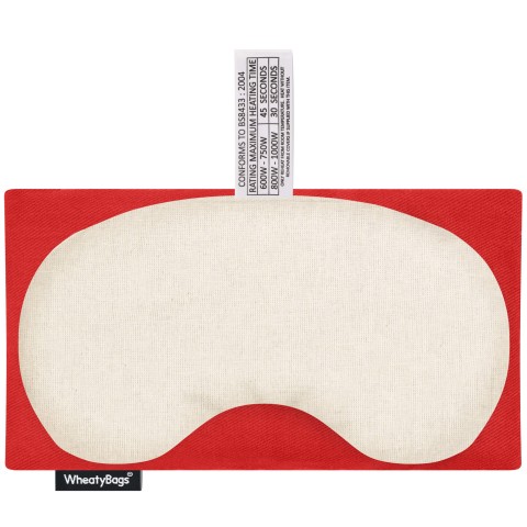 - Red Polycotton Fabric with Organic Lavender Removable Cover
