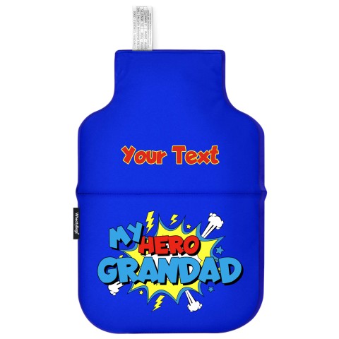 (Grandad) Soft Velvet Polyester Fabric (Optional Personalised Gift Text)