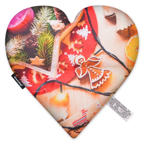 - 30cm x 30cm - Christmas Decorations Design Soft Velvet Polyester Fabric (Optional Personalised Gift Text)