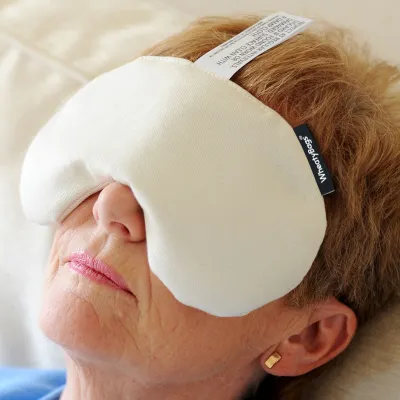 Wheat Bags Eye Mask Heat Pack for Dry Eyes (Linseed / Flax Filling)